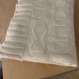 Coach knit scarf - Cream